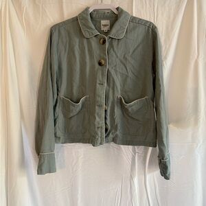sage green “shacket”